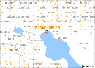 map of Fond Charles