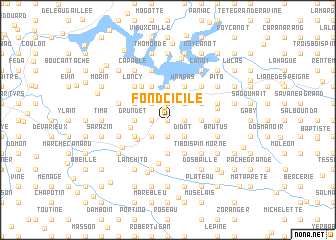 map of Fond Cicile