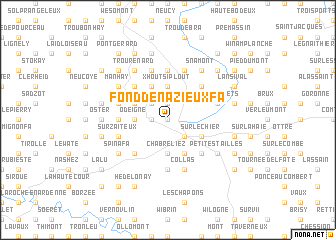 map of Fond de Nazieux Fa