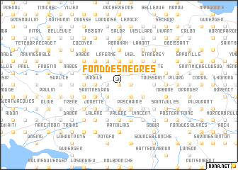 map of Fond des Nêgres