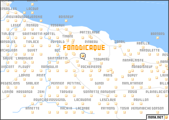 map of Fond dʼIcaque