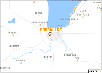 map of Fond du Lac