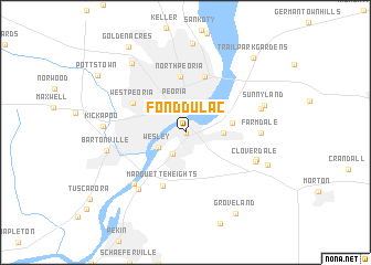 map of Fond du Lac