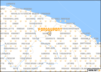 map of Fond Dupont