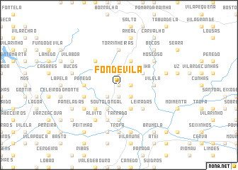 map of Fondevila