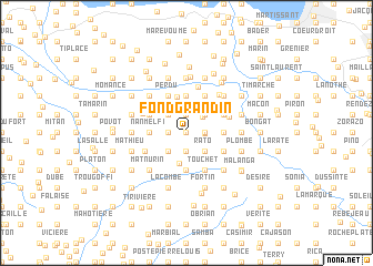 map of Fond Grandin