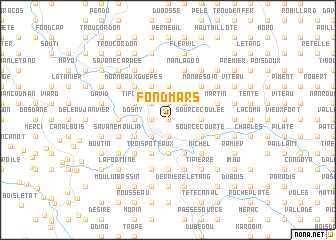 map of Fond Mars