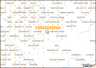 map of Fondo Grande