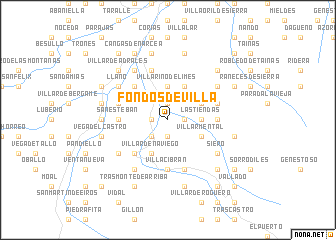 map of Fondos de Villa