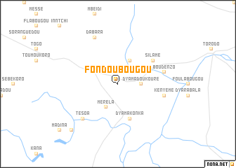 map of Fondoubougou