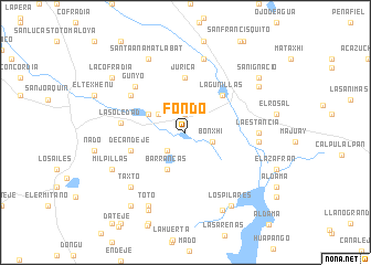 map of Fondo
