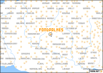 map of Fond Palmes