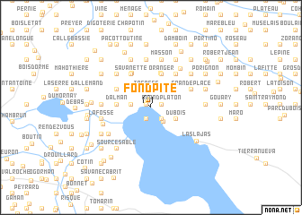 map of Fond Pite
