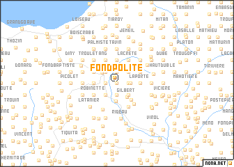 map of Fond Polite