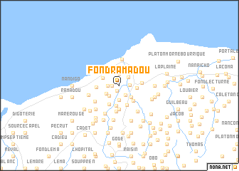 map of Fond Ramadou