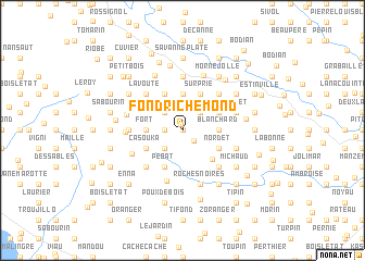 map of Fond Richemond