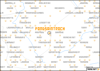 map of Fond Saint-Roch