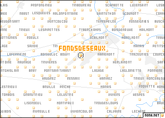 map of Fonds des Eaux