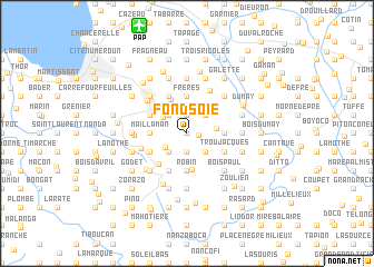 map of Fond Soie