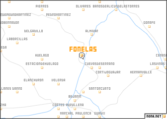 map of Fonelas