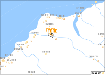 map of Fone