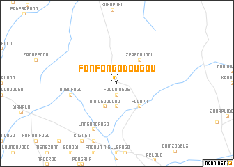 map of Fonfongodougou