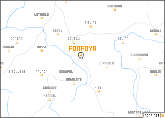 map of Fonfoya