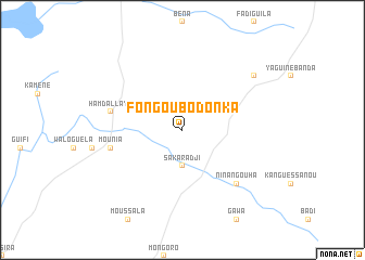 map of Fongou Bodonka