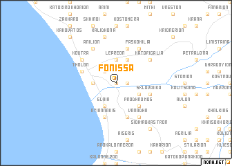 map of Fónissa
