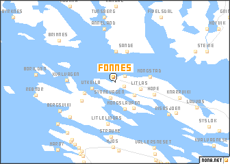 map of Fonnes