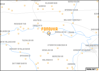 map of Fonovka