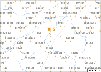 map of Fons