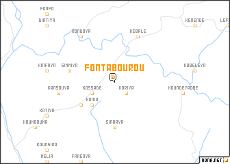 map of Fontabourou