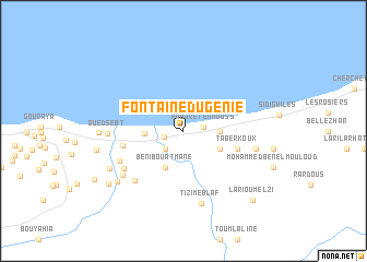 map of Fontaine du Génie