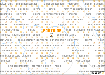 map of Fontaine