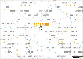 map of Fontaine