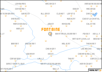 map of Fontaine