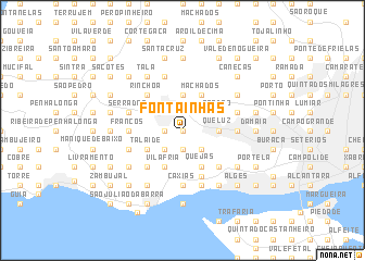 map of Fontainhas