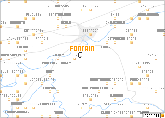 map of Fontain