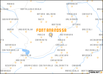 map of Fontanarossa