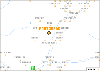 map of Fontaneda