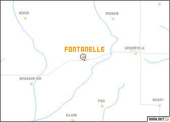 map of Fontanelle