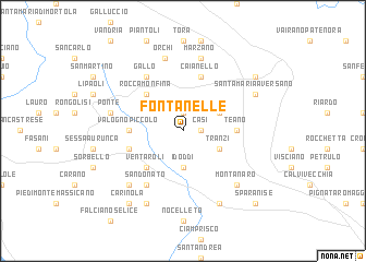 map of Fontanelle