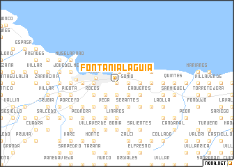 map of Fontanía-La Guía
