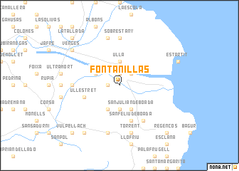 map of Fontanillas