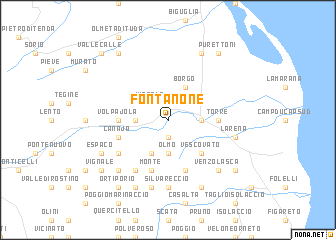 map of Fontanone