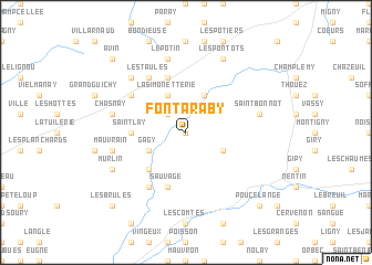 map of Fontaraby