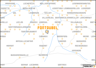 map of Fontaubel