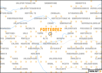 map of Fonte Arez