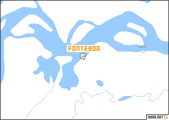 map of Fonte Boa